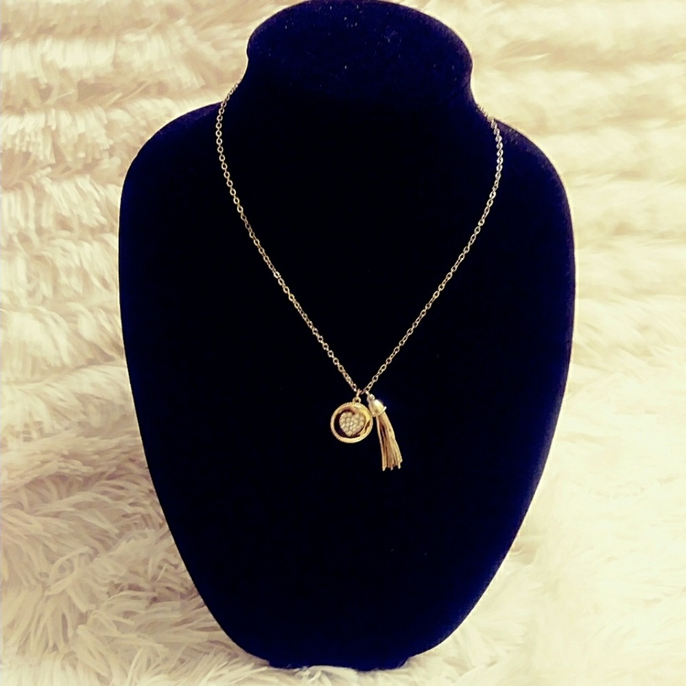 Heart & Tassel Necklace